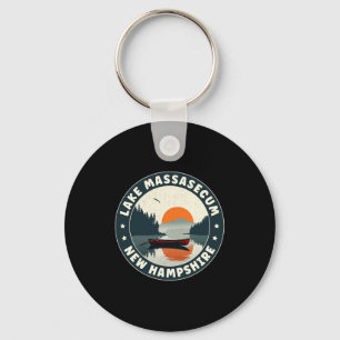 Lake Mase New Hampshire Sunset T Shirt Key Ring