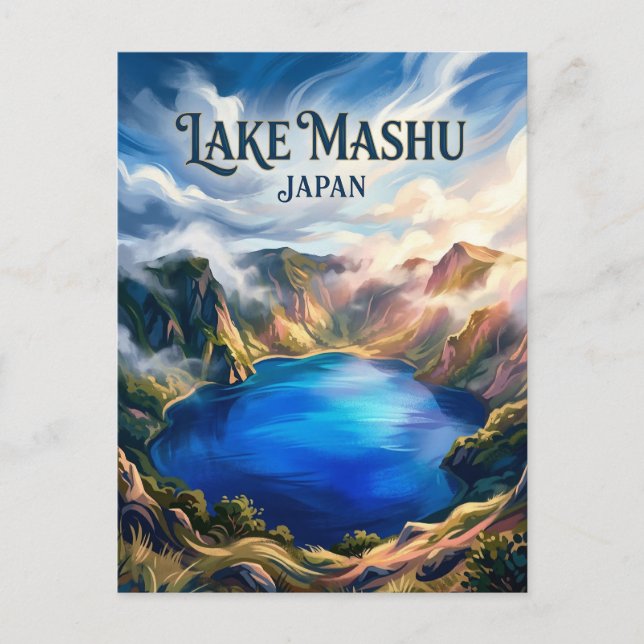 Lake Mashu Japan Postcard (Front)
