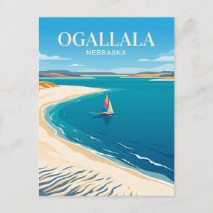 Lake McConaughy USA Postcard