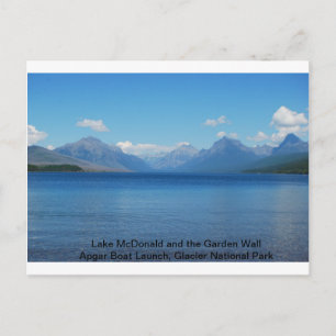 Lake McDonald/Apgar Boat Launch postcard