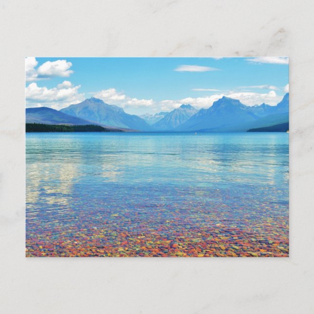 Lake McDonald Glacier National Park, Mt Postcard (Front)