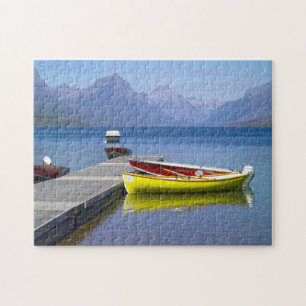 Lake McDonald Glacier Park. Jigsaw Puzzle