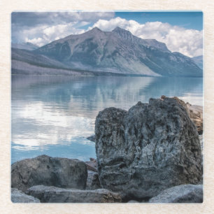 Lake McDonald Glass Coaster