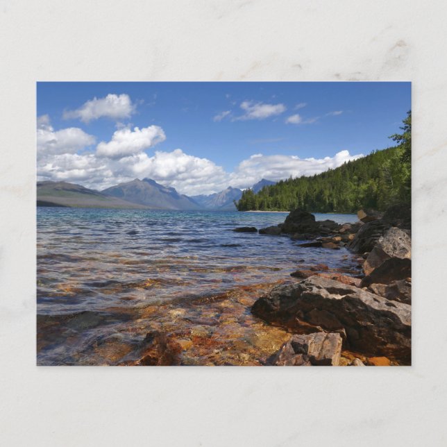 Lake McDonald I Postcard (Front)