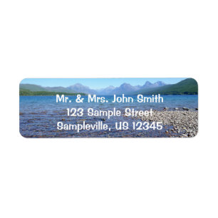 Lake McDonald II Return Address Label