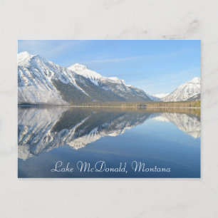 Lake McDonald, Montana Postcard Keepsake