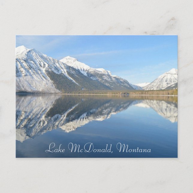 Lake McDonald, Montana Postcard Keepsake (Front)