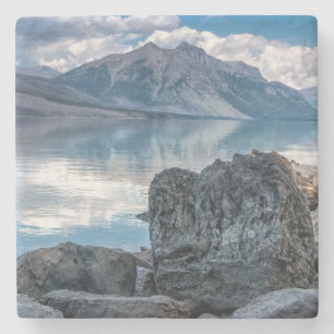 Lake McDonald Stone Coaster