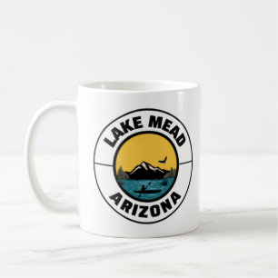 Lake Mead Arizona Mountain Fishing Kayaking Coffee Mug