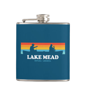 Lake Mead Nevada Arizona Canoe Hip Flask