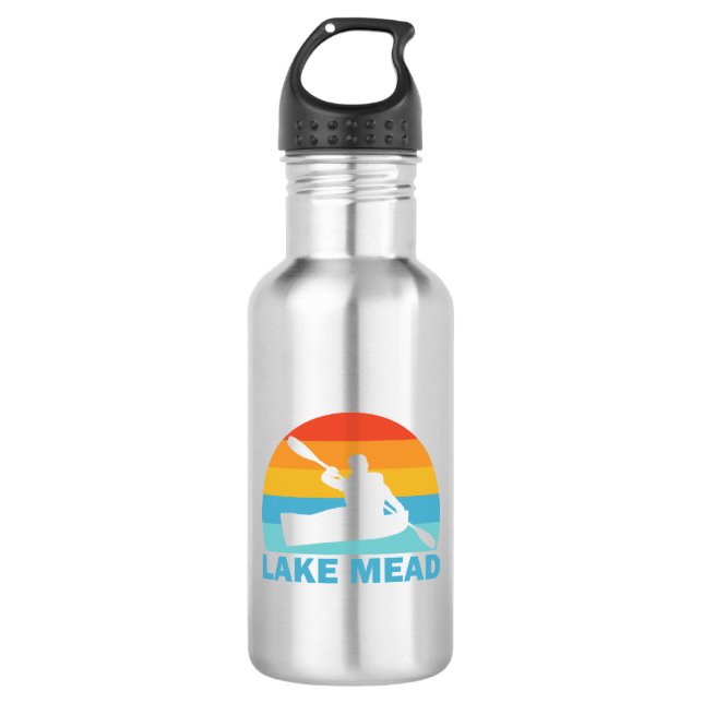 Lake Mead Nevada Arizona Kayak 532 Ml Water Bottle (Front)