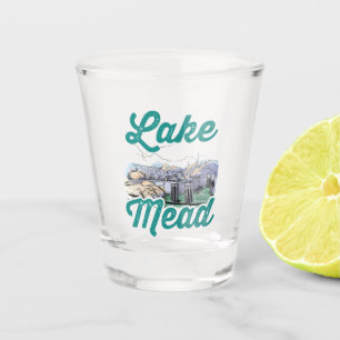 Lake Mead Souvenir Hoover Dam Shot Glass