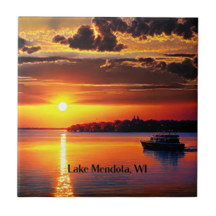 Lake Mendota, WI, Ceramic Tile
