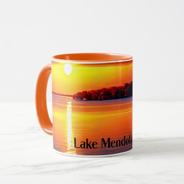 Lake Mendota, WI, Mug (Front Left)