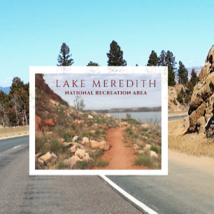Lake Meredith from Turkey Creek Trail, Texas Postcard