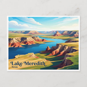 Lake Meredith National Recreation Area Fritch Postcard