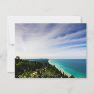 Lake Michigan at Arcadia, Michigan in Summer Postcard
