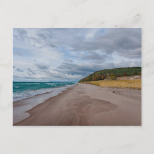 Lake Michigan Beach Postcard