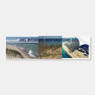 Lake Michigan Bumper Sticker