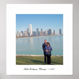 Lake Michigan, Chicago ~ 2007 Poster