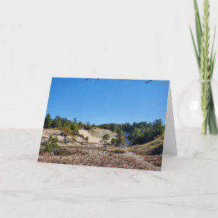 Lake Michigan Dune Thank You Card