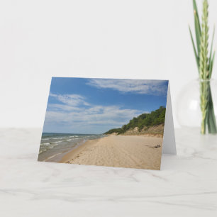 Lake Michigan greeting card