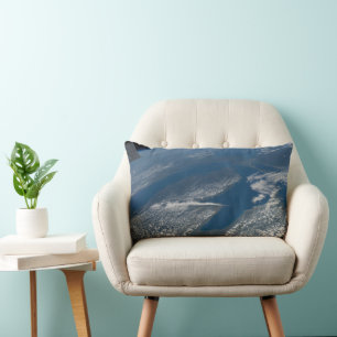 Lake Michigan, Lake Huron And State Of Michigan. Lumbar Cushion