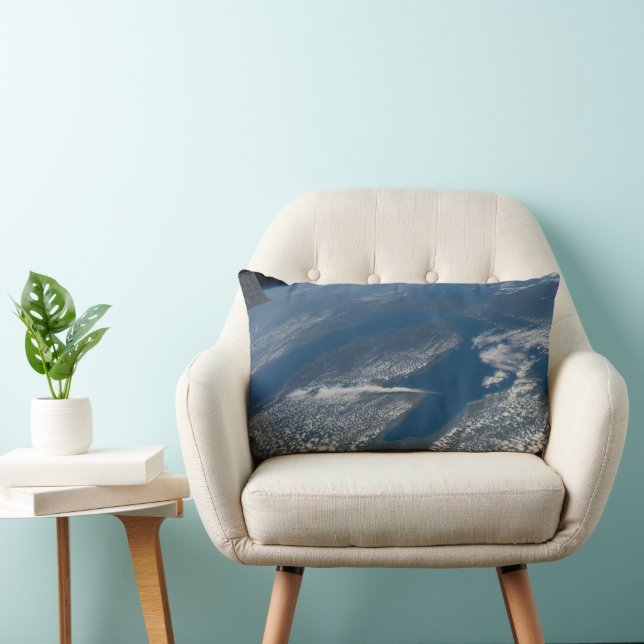 Lake Michigan, Lake Huron And State Of Michigan. Lumbar Cushion (Chair)