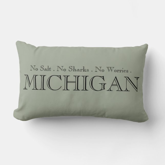 Lake  Michigan Lumbar Cushion (Front)