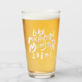 Lake Michigan Monster Beer Glass