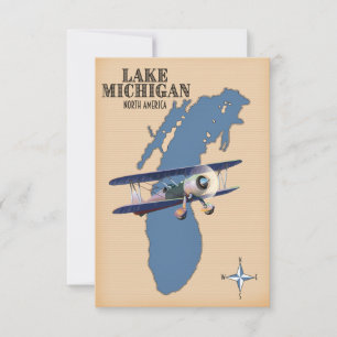 Lake Michigan North America map