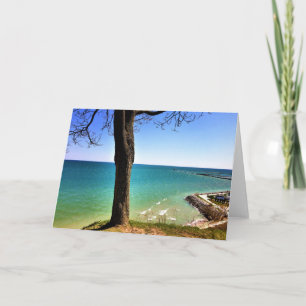 Lake Michigan, Port Washington, Wisconsin Card