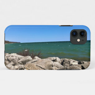 Lake Michigan, Port Washington, Wisconsin iPhone 11 Case