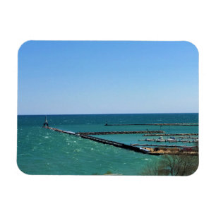 Lake Michigan, Port Washington, Wisconsin Magnet