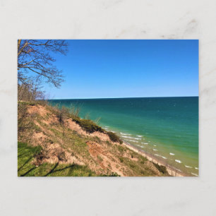 Lake Michigan, Port Washington, Wisconsin Postcard