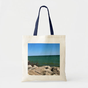 Lake Michigan, Port Washington, Wisconsin Tote Bag
