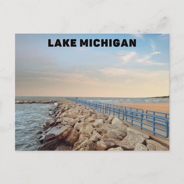Lake Michigan Postcard (Front)
