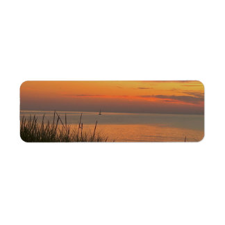 Lake Michigan’s Golden Hour Return Address Label