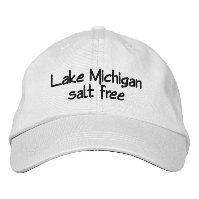Lake Michigan - salt free Embroidered Hat (Front)