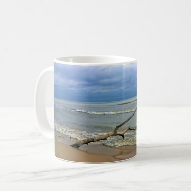 Lake Michigan, Sheboygan, Wisconsin Coffee Mug (Front Left)