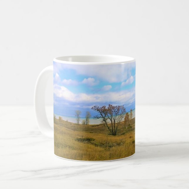 Lake Michigan, Sheboygan, Wisconsin Coffee Mug (Front Left)
