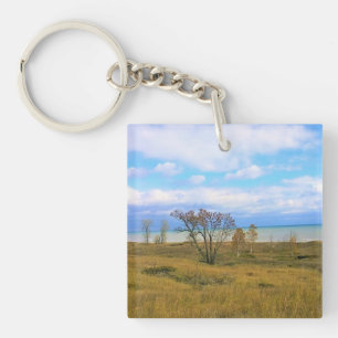 Lake Michigan, Sheboygan, Wisconsin Key Ring