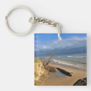 Lake Michigan, Sheboygan, Wisconsin Key Ring
