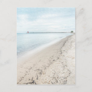 Lake Michigan Shoreline Great Lakes Postcard