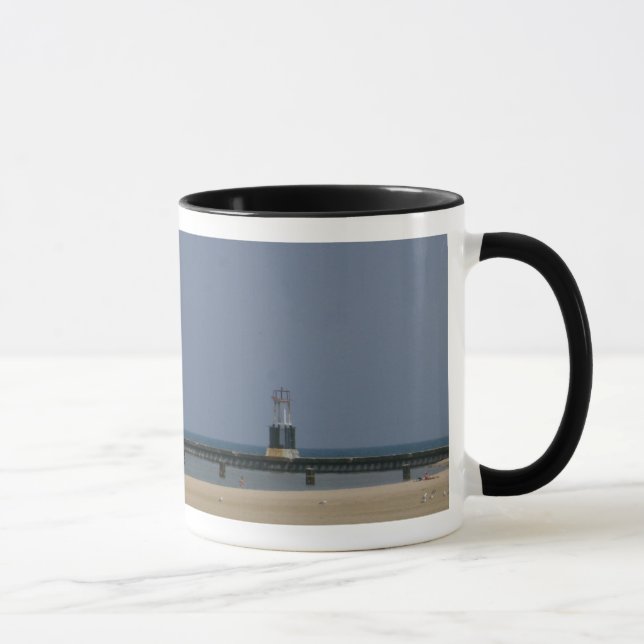 Lake Michigan Shores Beacon Light Mug (Right)