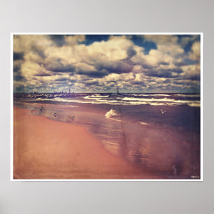 Lake Michigan Summer Poster