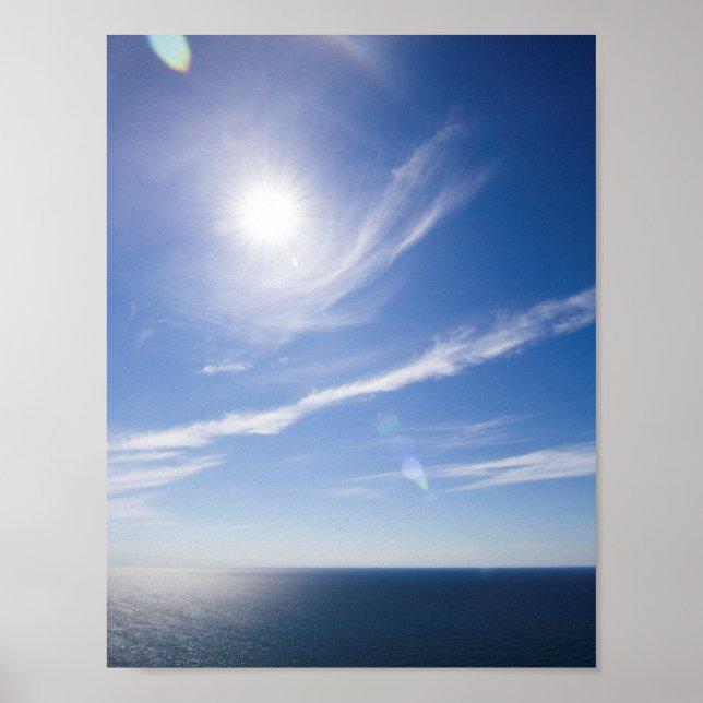 Lake Michigan Sunny Day Poster (Front)