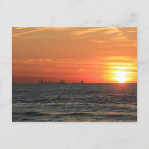 Lake Michigan Sunset 1 Postcard