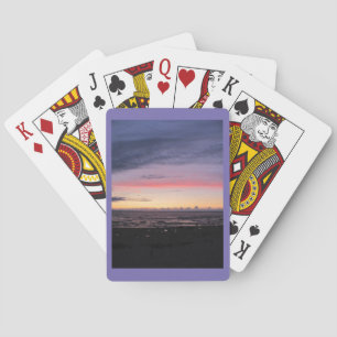 Lake Michigan Sunset Playing Cards