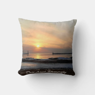 Lake Michigan Throw Pillow